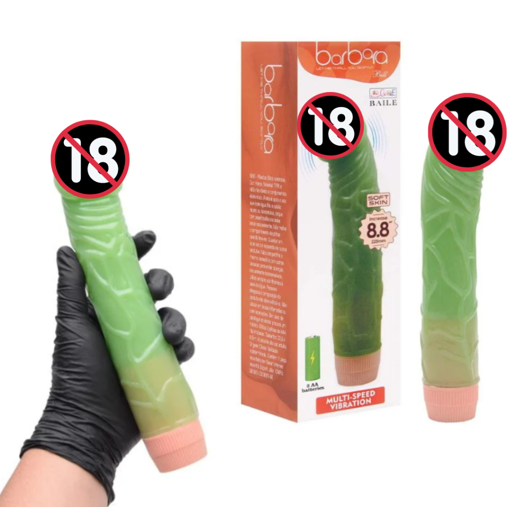 Vibrador Realistico Penis De Borracha Dildo Verde Hulk Pretty Love | Shopee  Brasil