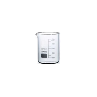 Becker De Vidro Forma Baixa Graduado 500ml Bequer