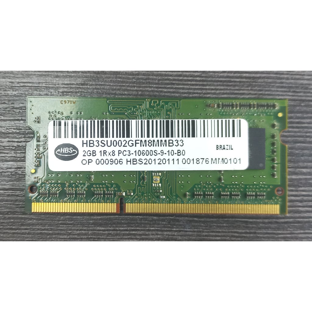 Memoria 2gb DDR3 1.5v Pc3-10600s