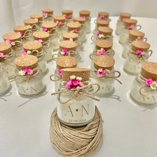 Mini Vela Aromática ,Vela Artesanal Personalizada, Vela Lembrancinha | 40g