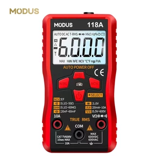 MODUS Auto Ranging Multímetro Digital De Alta Precisão True Rms Esr Meter Ncv Inteligente Data Hold 6000 Contagens