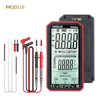 MODUS Multímetro digital ultrafino inteligente multímetro digital de valor efetivo real de 6000 contagens automático AC DC Capacitor