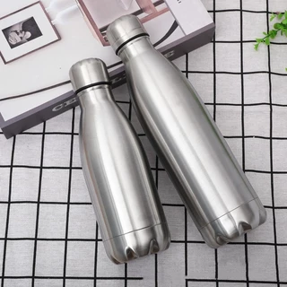 Garrafa Portátil Aço Inox Academia Quente Frio Água Suco 750/500ml