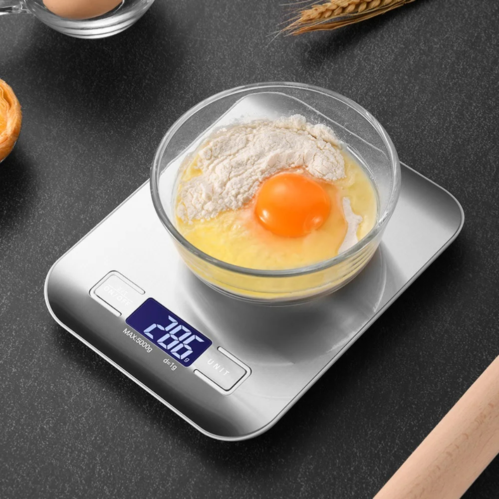 Balança Cozinha Precisão Digital Alimentos 1g Até 10kg Aço Inox Fitness ...