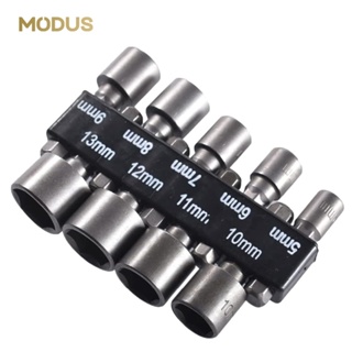 9 pçs Kit de Jogo de Bits Soquete Canhão para Parafusadeira 5 A 13mm