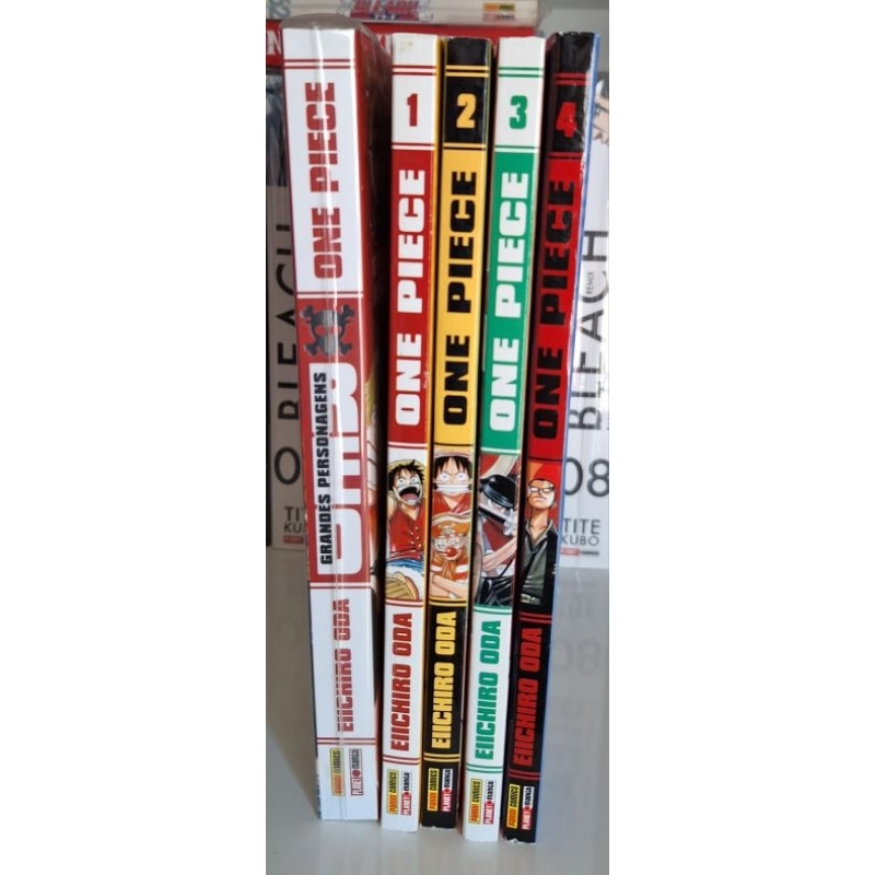 One Piece 1-4, databook Red