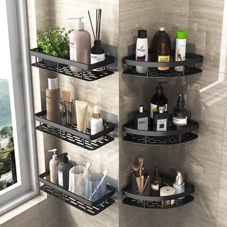 Suporte De Shampoo Prateleiras De Banheiro Sem Furo Premium Top PARA USO NO BANHEIRO NA PAREDE de aluminio suporte