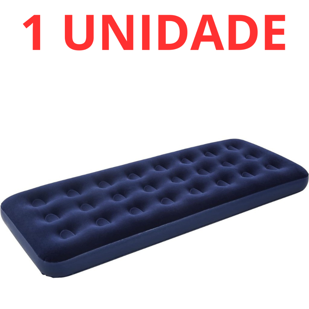 colchão inflável solteiro colchão de ar solteiro camping colchonete ...