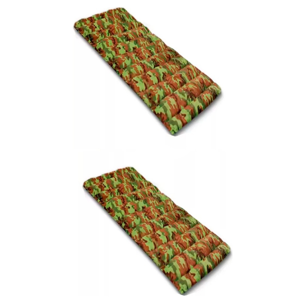 Kit 2 Colchonete Solteiro Dobravel Camping Exercicio