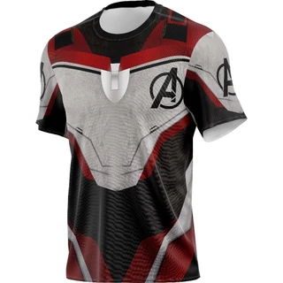 Camiseta Vingadores Tecido Esportivo