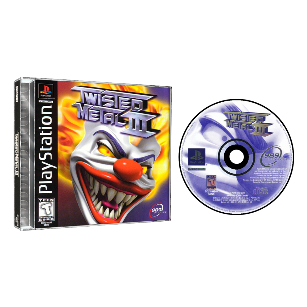 Jogo Cd Twisted Metal III Para Playstation 1 Ps1 Psone