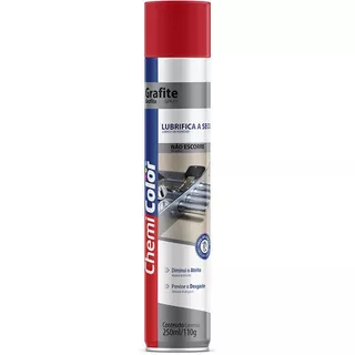 Kit C/ 2 Grafite em Spray ChemiColor Lubrificante a Seco 250ml (R$11,99 cada)
