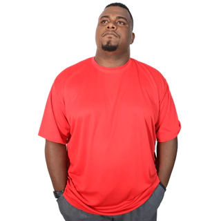 Camiseta Plus Size Dry-Fit Básica Masculina Esportes
