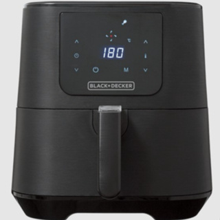 Fritadeira Elétrica Digital Sem Óleo Black+Decker Air Fryer 7 Litros Filtro HEPA 1700W Até 200°C AR AFD7Q-B2 Preto