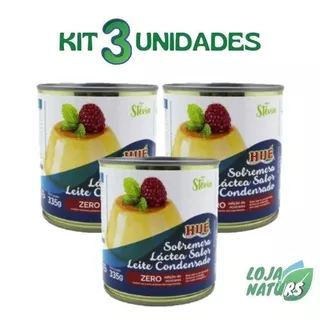 KIT 3 Leite Condensado Sem Glúten Sem Açúcar 335g - Hué
