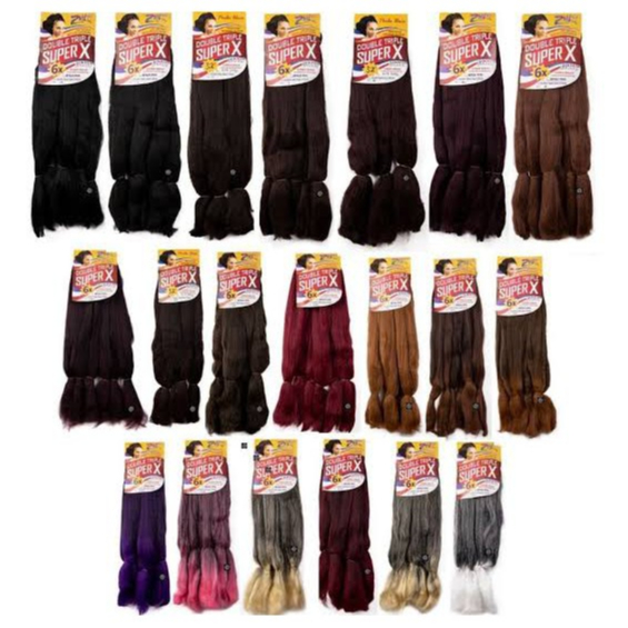 Cabelo Jumbo Jumbão Super X ou Hiper Box Braid Vários Modelos E Cores ...