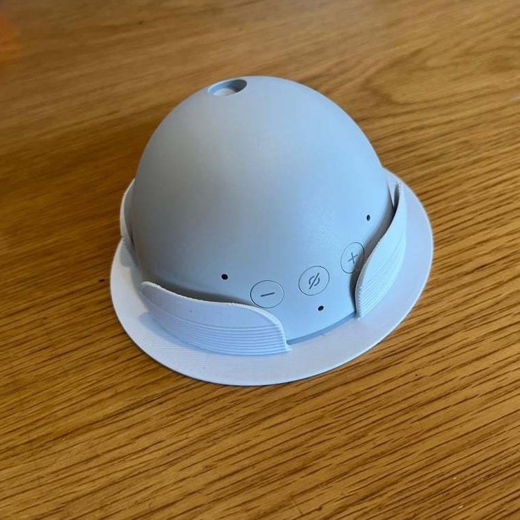Suporte Alexa Echo Pop Para Teto, Gesso, DryWall, Forro - 100mm