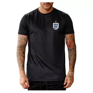 Camisa básica camiseta DRY FIT de time de futebol para treino academia corrida musculação personalizada da seleção da Inglaterra masculina feminina gola redonda unissex