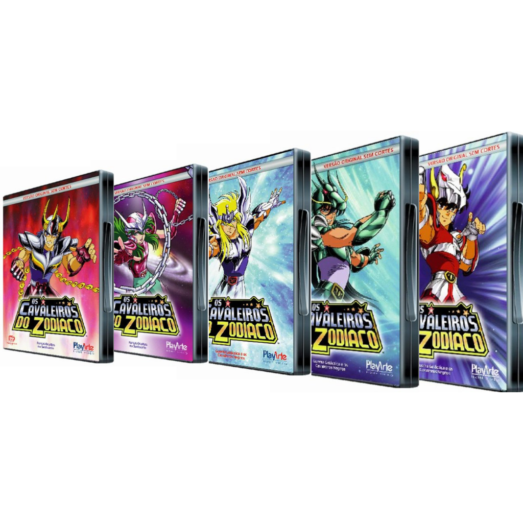 Dvd Box Os Cavaleiros do Zodíaco - Original Play arte | Shopee Brasil