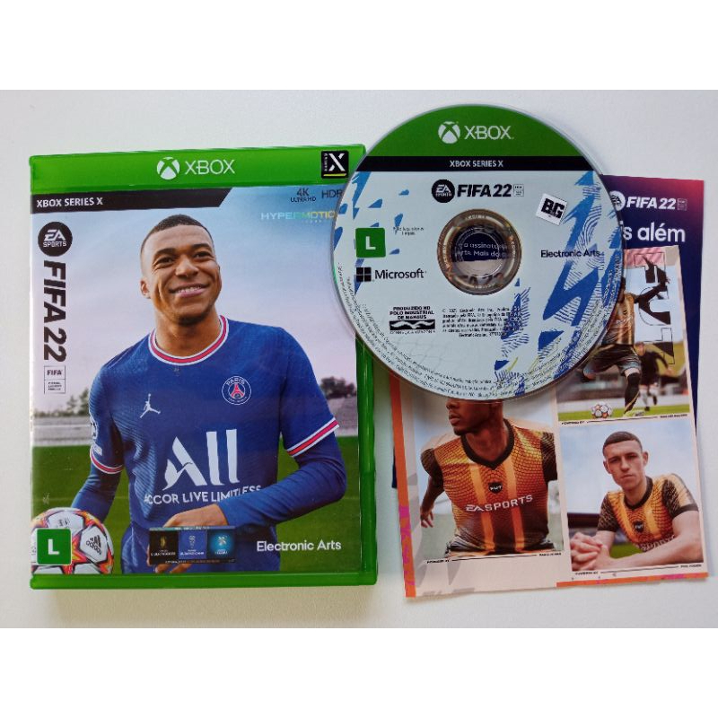 Jogo FIFA 22 Xbox SERIES X mídia física seminovo | Shopee Brasil