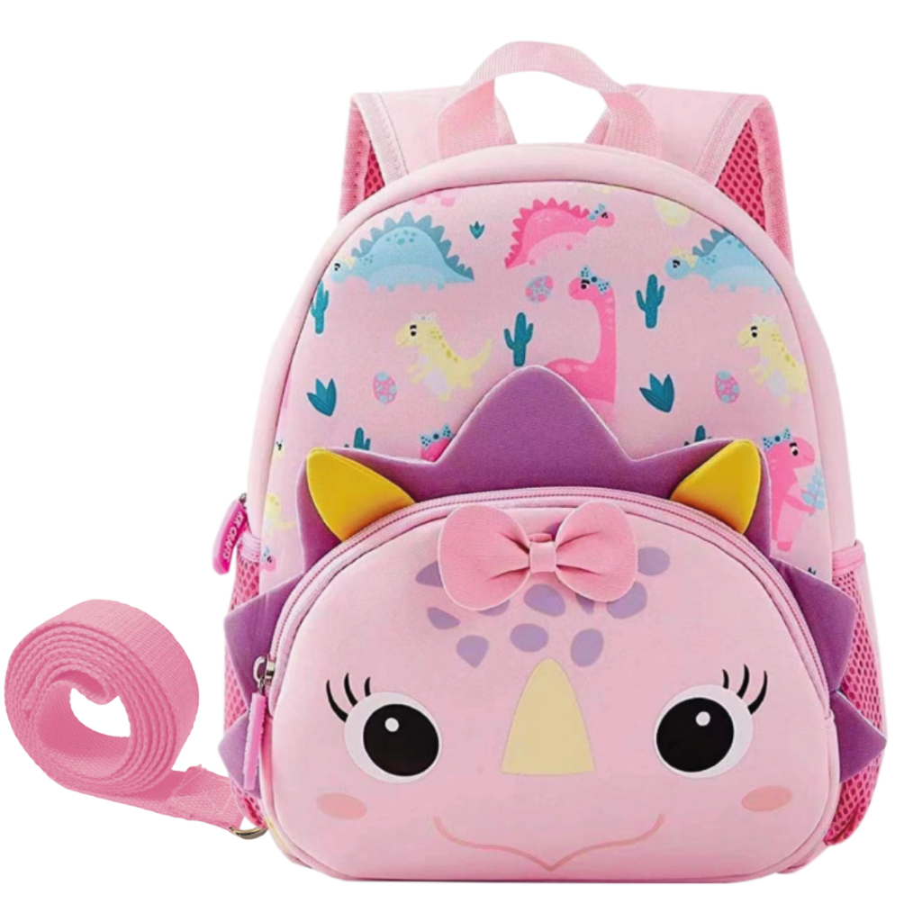 Mochila Para Passeio Infantil Alça Coleira De Segurança Rena Bebe Rosa ...