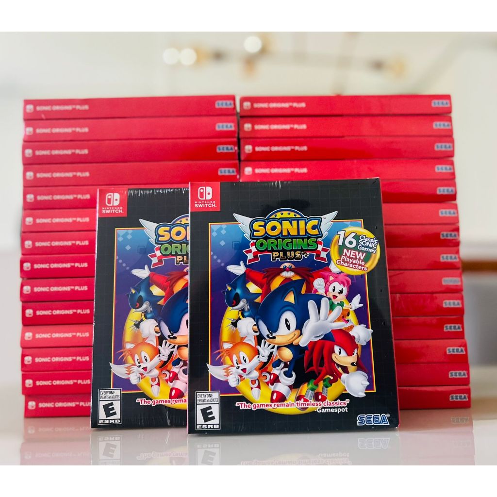 Sonic Origins Plus Nintendo Switch Lacrado - Escorrega o Preço