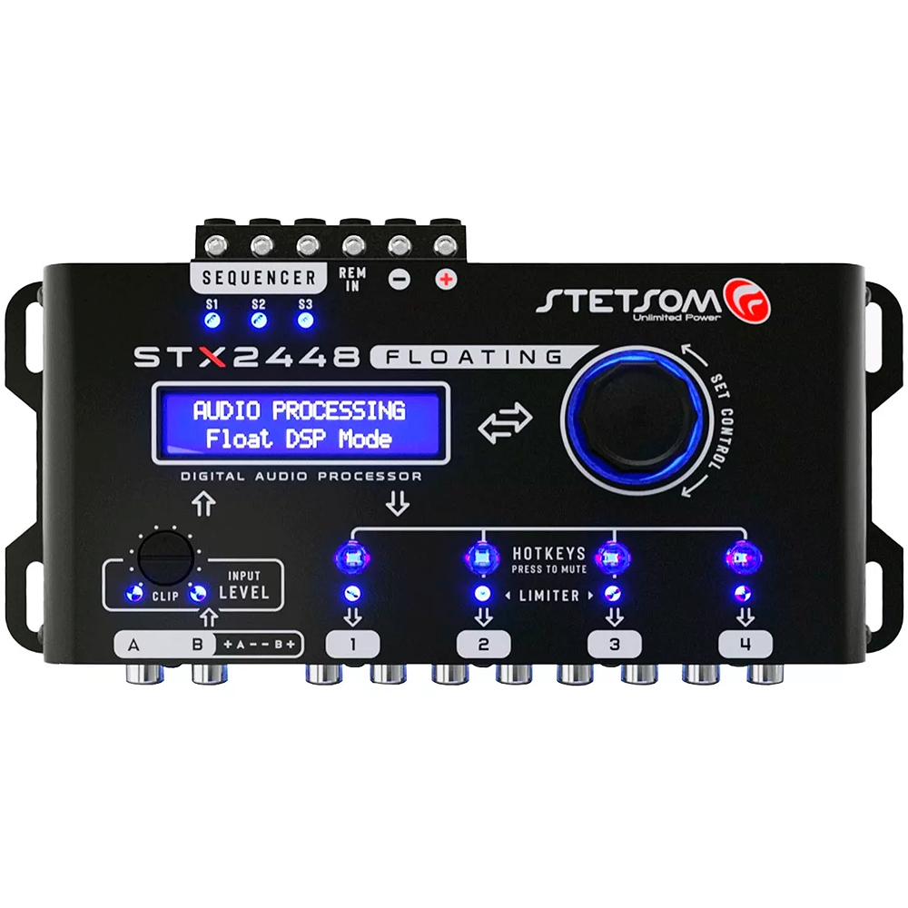 Processador Crossover Audio Som Automotivo Stetsom Stx Stx2448 2448 Floating Modos Std E Pro