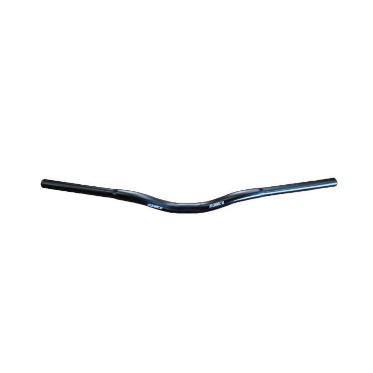 Guidão Mônaco Lazer Rise Curvo 25.4x660x50mm Alumínio Preto
