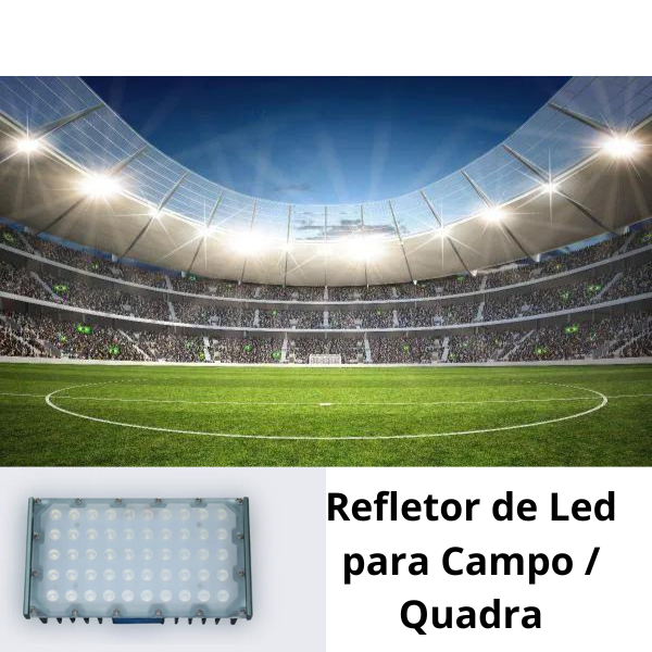 Refletor de Led para Campo / Quadra 100W IP68 Flood Light um Módulo N2 ...