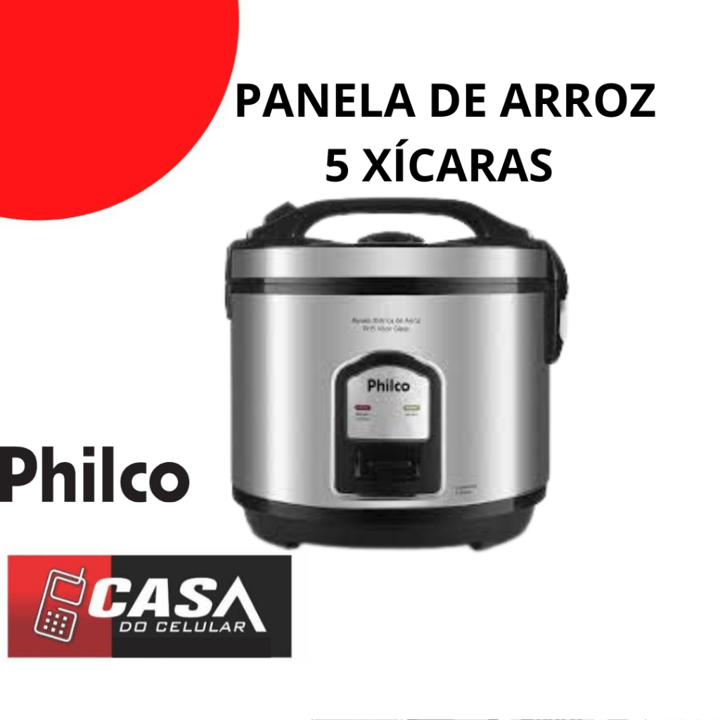 PANELA DE ARROZ PHILCO 5 XÍCARAS PH5P