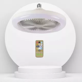 Ventilador De Teto Com Led Lâmpada Novo Com Controle Remoto - 3XZ
