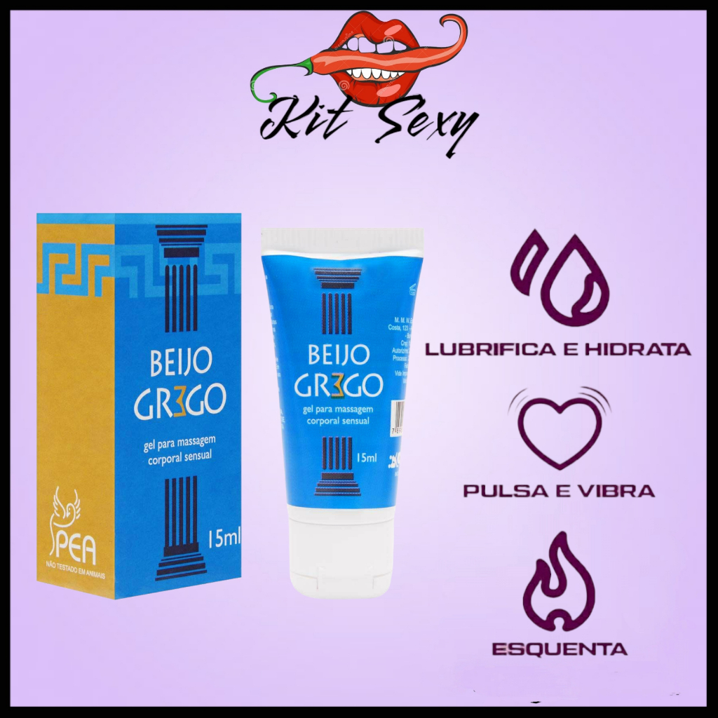 Beijo Grego Gel Beijável Sabor Tutti Frutti 15ml Secret Love | Shopee Brasil