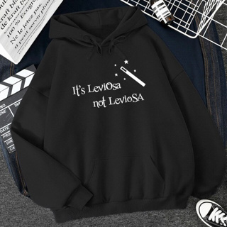Moletom Moda Feminina Canguru Com Capuz Its Leviosa Not Leviosa Blusa De Frio Premium