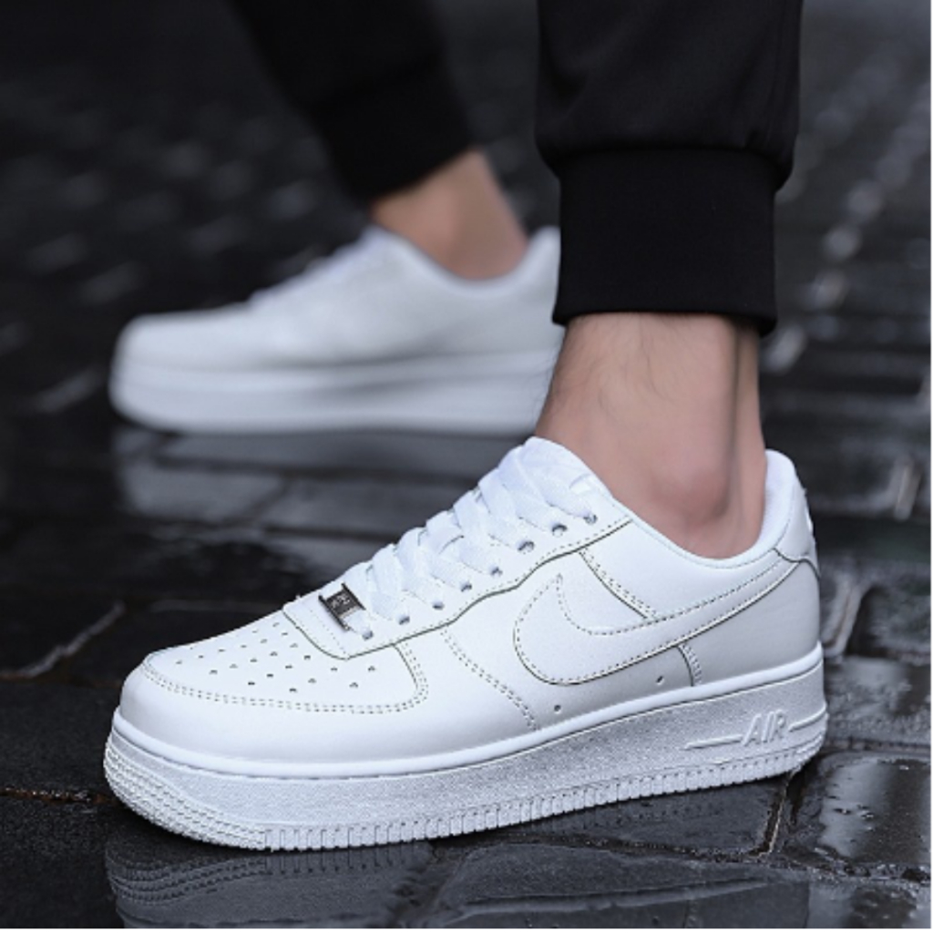 Tenis AF Branco e Preto Lançamento | Shopee Brasil