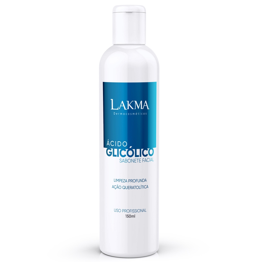 Sabonete Facial de Ácido Glicólico Lakma 150ml: Limpeza Profunda e Ação ...