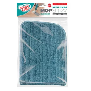 Refil para Mop Spray Microfibra Azul Flashlimp em Oferta na Shopee