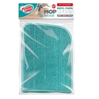 Refil para Mop Spray Verde Microfibra Flashlimp em Oferta na Shopee