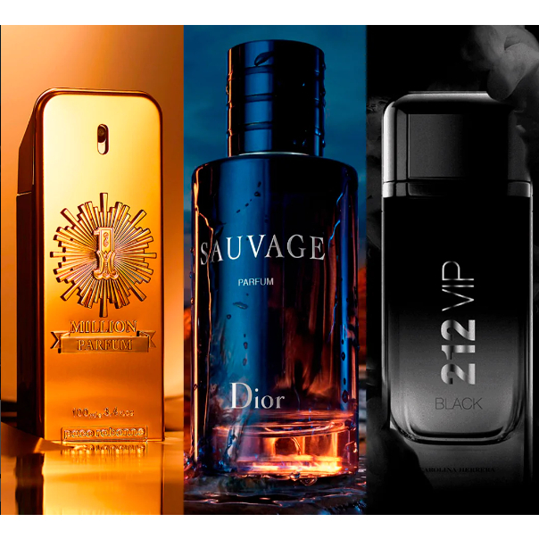 Kit 3 Perfumes Importados 100ML Masculinos Barato Promoção Oferta Especial