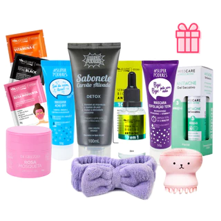 Kit SkinCare Antioleosidade Rotina Completa 10 Itens
