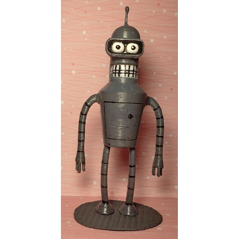 Bender Futurama Robô Impressão 3D Personagem Série Futurama Desenho ...