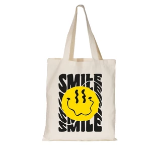 Bolsa Sacola Ecobag Algodão Smile