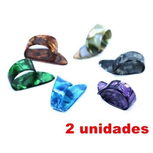 kit com 2 Dedeiras Dedeira para violao violão aço nylon 7 cordas viola caipira