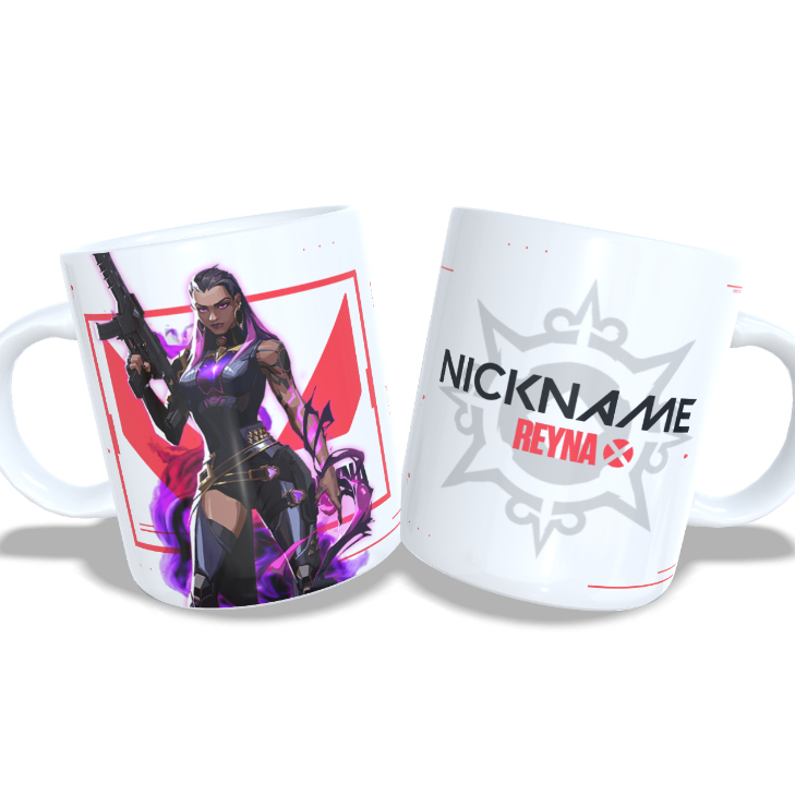 Caneca REYNA - Valorant Nickname Personalizado