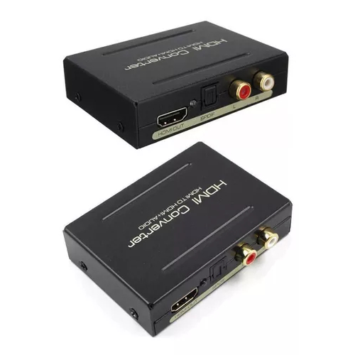 Extrator de áudio HDMI + Cabo Toslink Spdif 3 metros