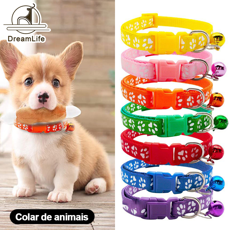 Imagem do produto Pet Coleira De Cachorro E Gato Ajustável na loja Shopee
