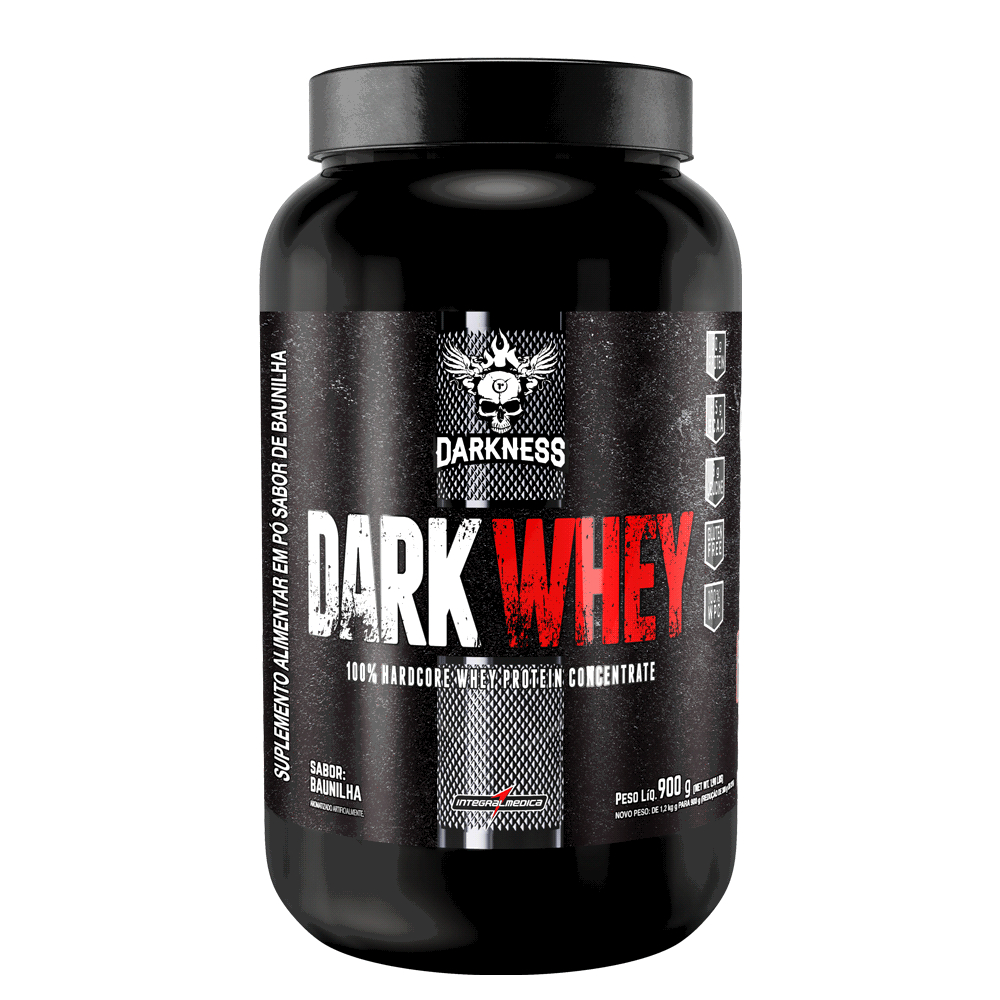 Whey Protein Dark Whey Integralmédica 100% Pote 900g
