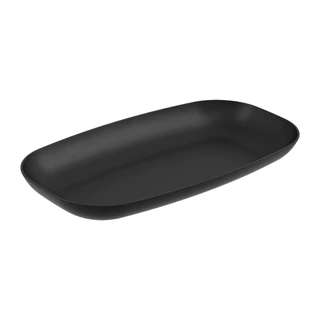 Travessa Retangular Grande Coza Essential 43,5x23,8x4,7 cm Preto em Oferta na Shopee