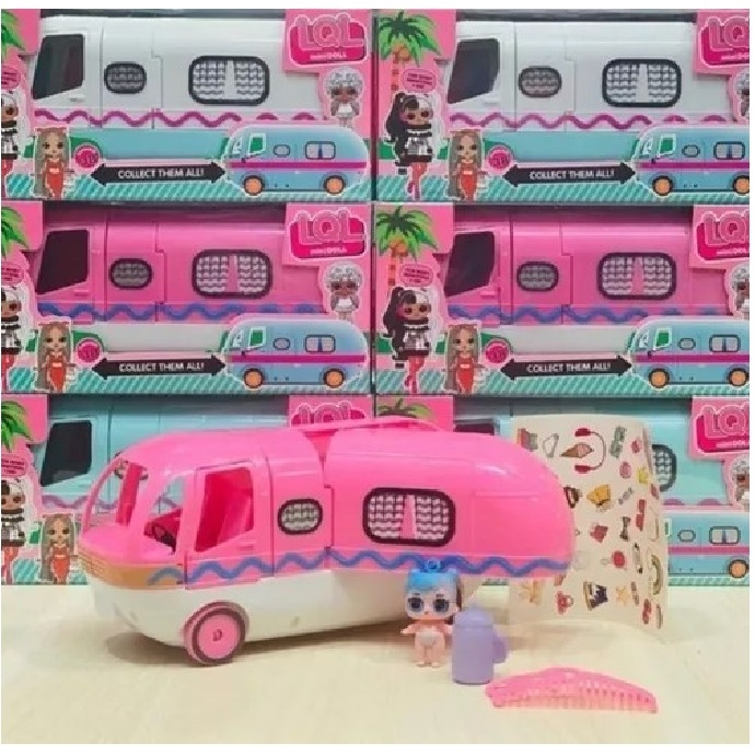 Brinquedo da LQL Lol - Ônibus Trailer - Boneca e Assessórios | Shopee ...