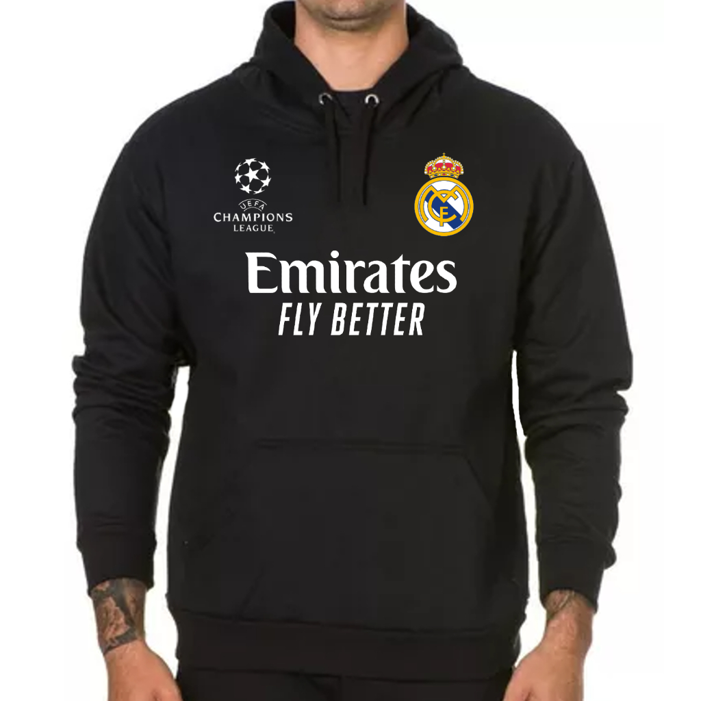 Blusa de frio sales masculina real madrid