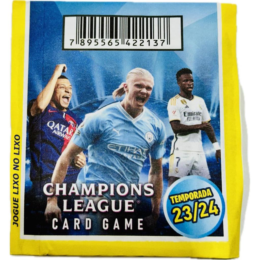 100 cards CHAMPIONS LEAGUE 2024 PP = 25 pacotes fechados Shopee Brasil